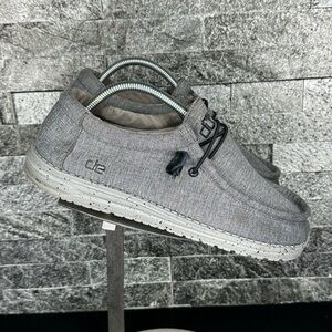 Hey Dude Shoes Wally Stretch Steel - M8